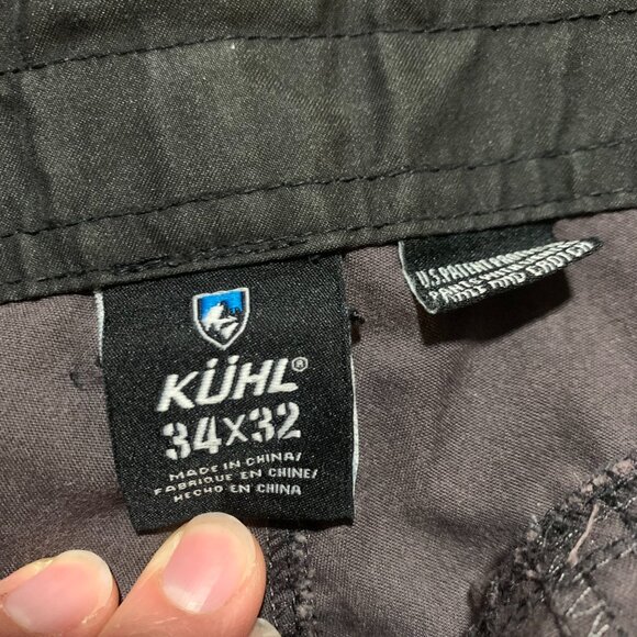 KUHL: Men's gray work pants | Size: 34x32 - Picture 3 of 8